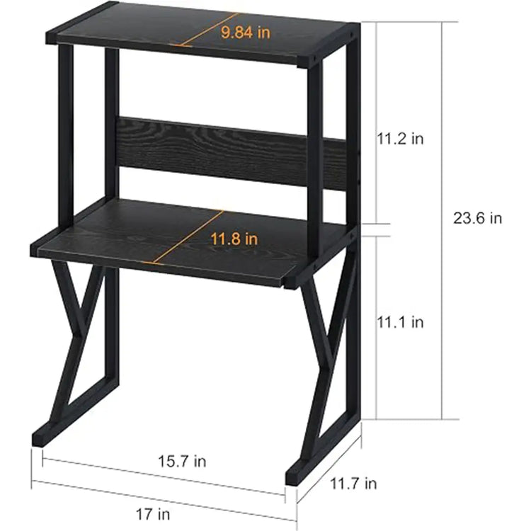 3 Tier Printer Stand | Desktop Storage Rack | Wooden Printer Table | Office Organizer Shelf | Computer Desk Storage Rack | Home & Office Furniture