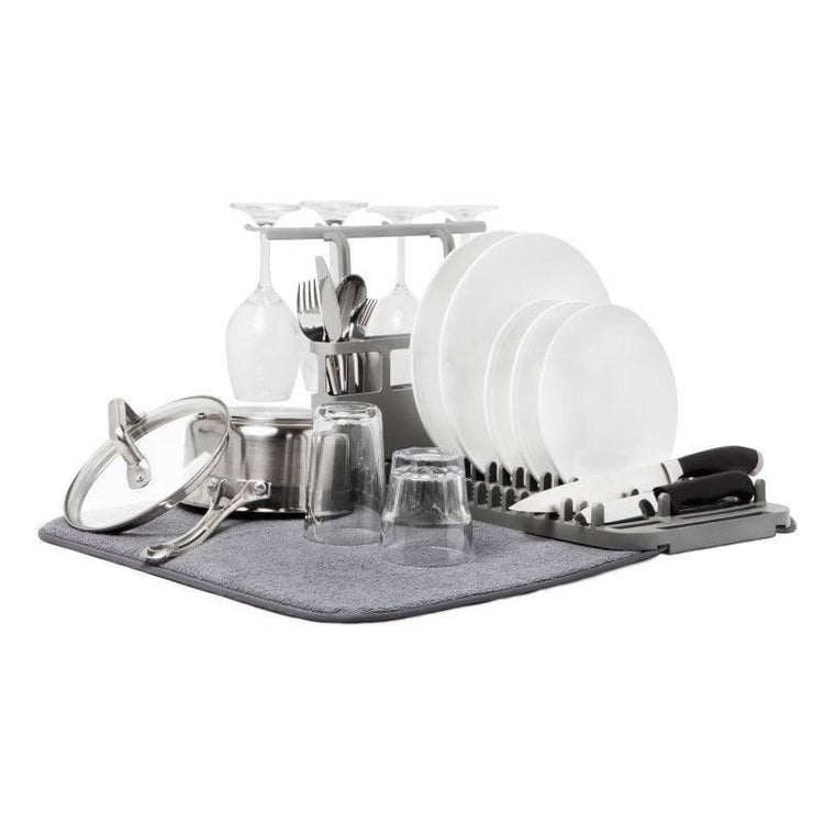 Silicone Dish Drying Rack with Plate Holder