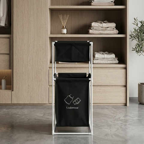 2 -Tier laundry basket
