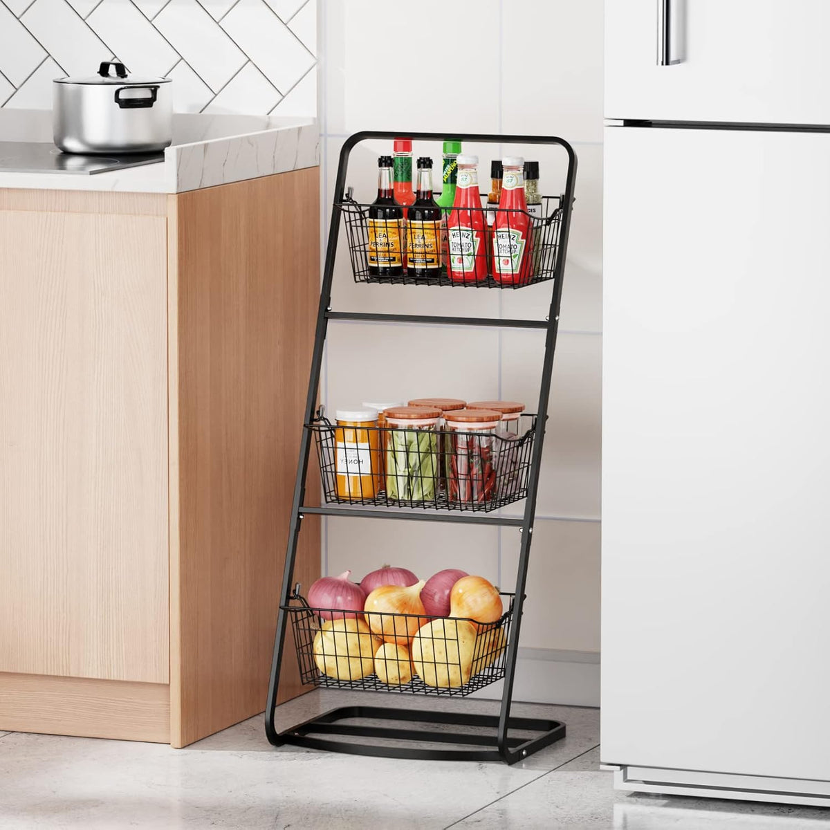 3-Tier Kitchen Storage Rack