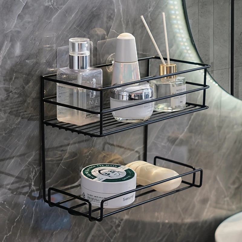 Two-Tier Shelf, Space-Saving Design, Light Luxury Style