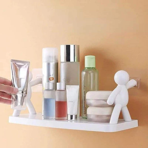 2 pc Self Adhesive Wall Mounted Shelf