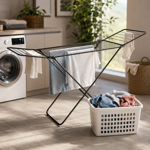 Foldable Clothes Drying Rack Stand