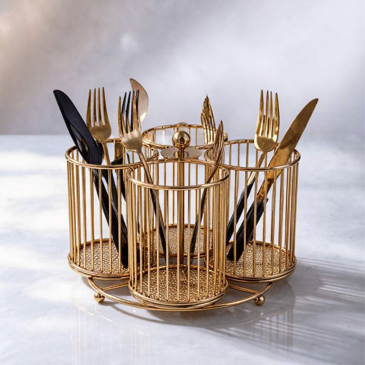4 Step Rotating Cutlery Holder