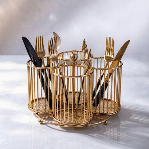 4 Step Rotating Cutlery Holder