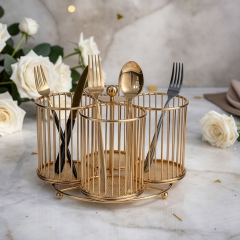 4 Step Rotating Cutlery Holder