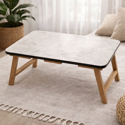 Wooden Folding Table | Portable Lap Desk for Study | Reading, and Laptop Use