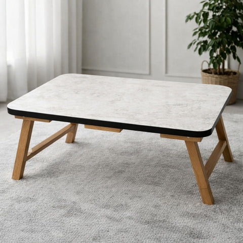Wooden Folding Table | Portable Lap Desk for Study | Reading, and Laptop Use