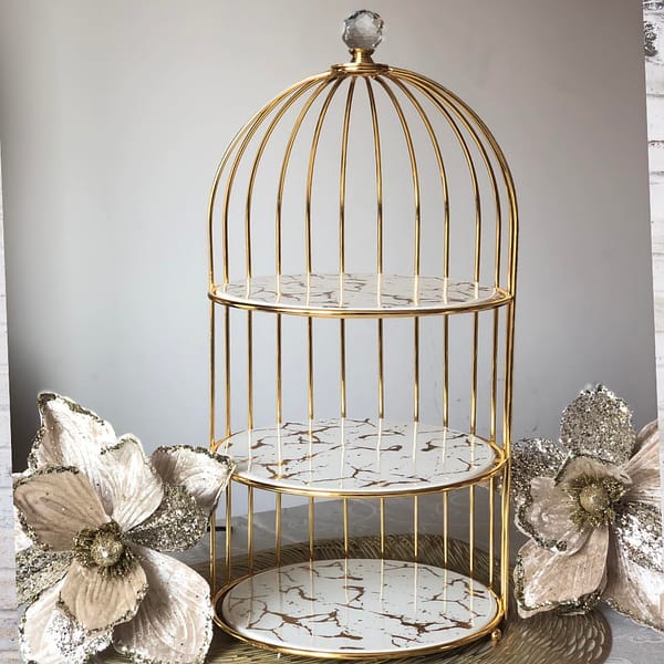 3 Tire Makup Organizer Cage Organizer