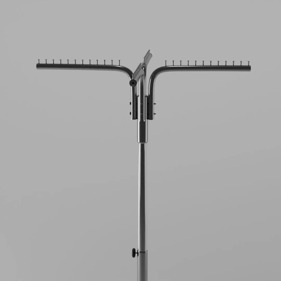 4 Arms Clothes Hanging Stand