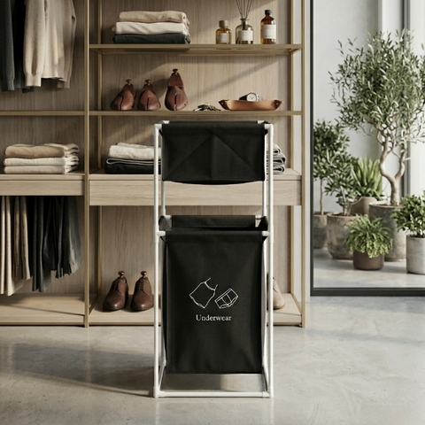 2 -Tier laundry basket