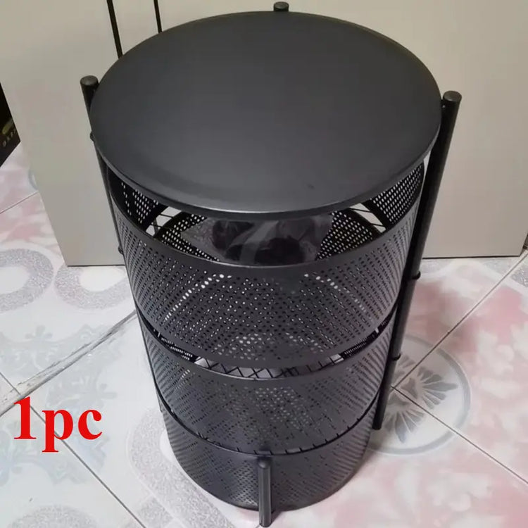 3 Tier Rotatable Baket With wheels