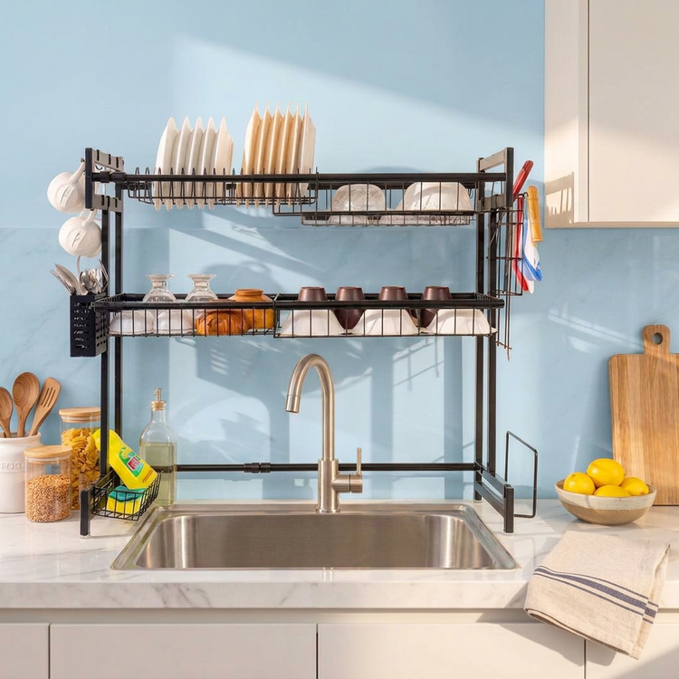 Double Tier Over Sink Rack