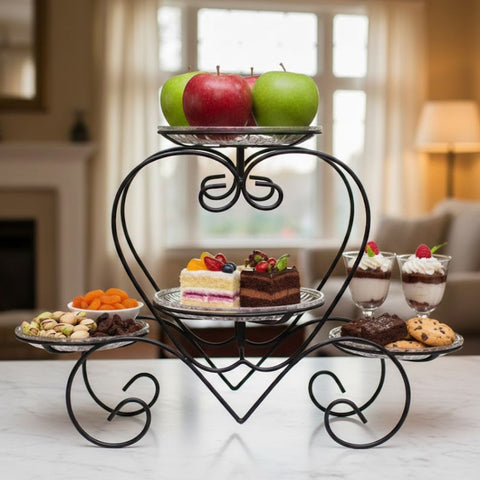 Dish Serving Rack
