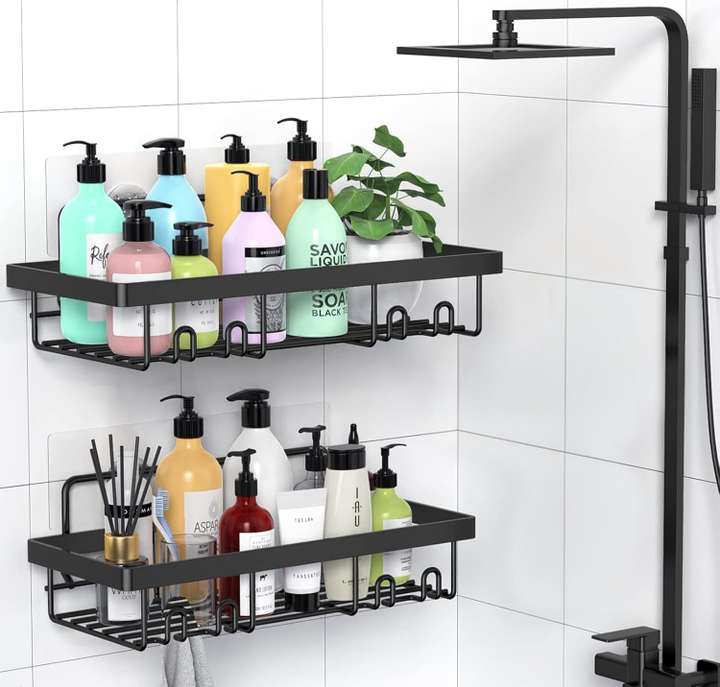Pack of 2 Bathroom Shelves