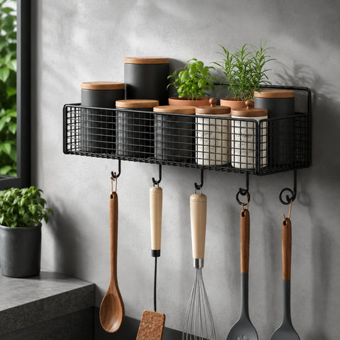 2 pc Self Adhesive Hook  Basket