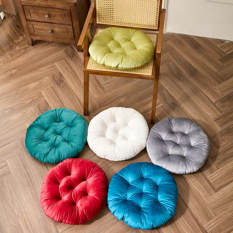 2 Pc Velvet Floor Cushions