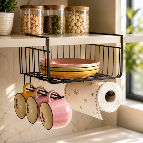 1 pc Under Shelf Basket