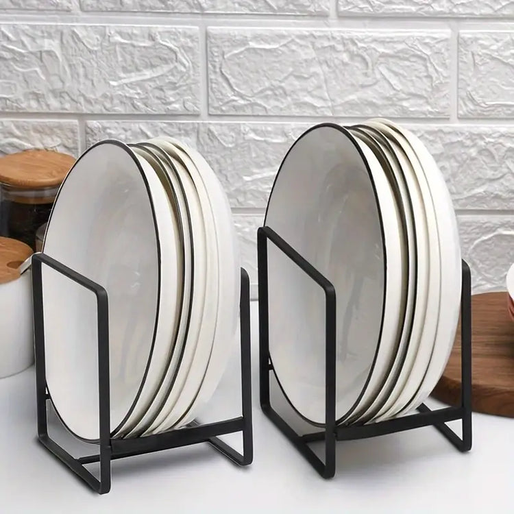 2 Pc Plate Rack Space Saving