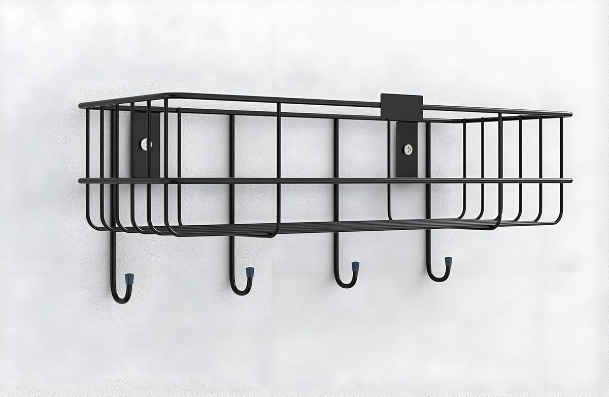 3 pc Wall Basket With Stickers
