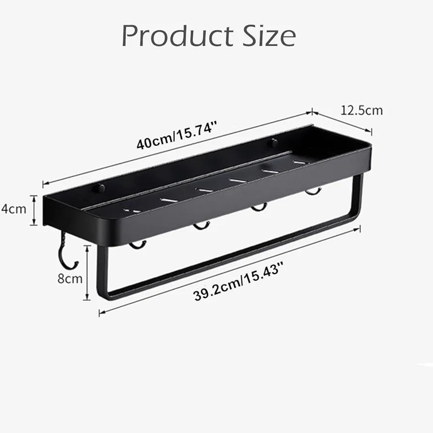 Modern  Storage Shelve with  One Towel Bar