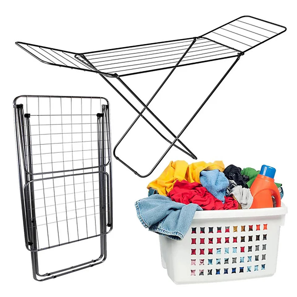 Foldable Clothes Drying Rack Stand