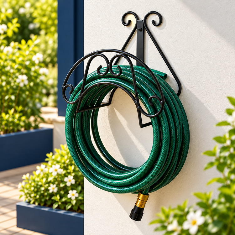 Wall Mount Hose Storage Rack