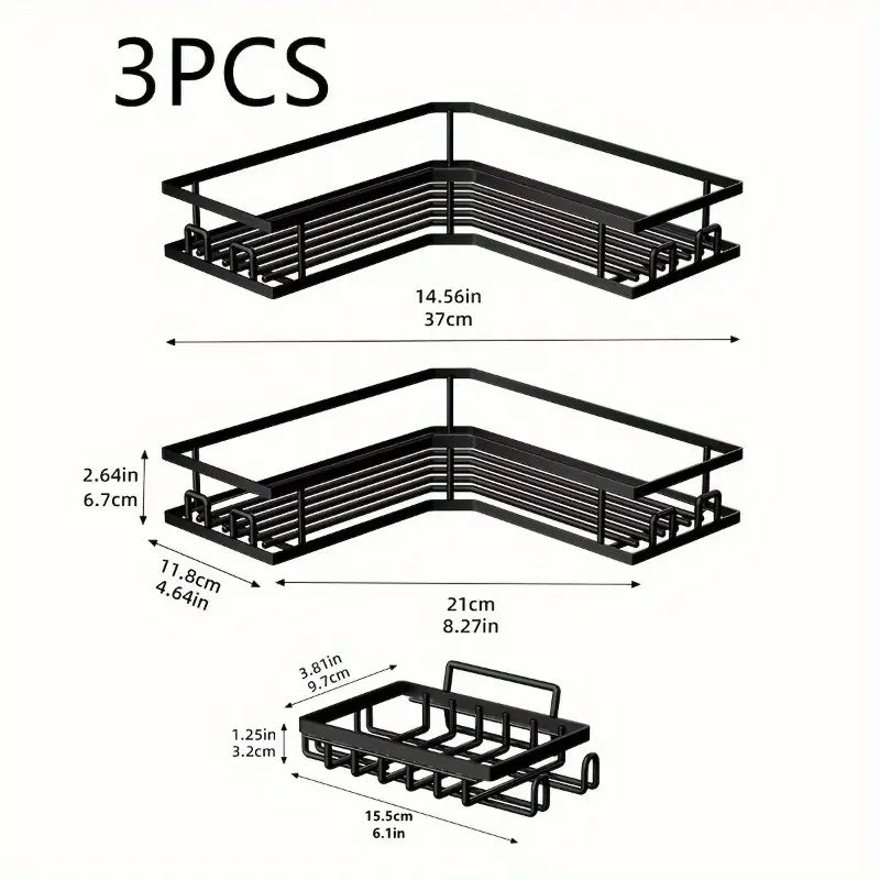 3 Pack Bathroom Set