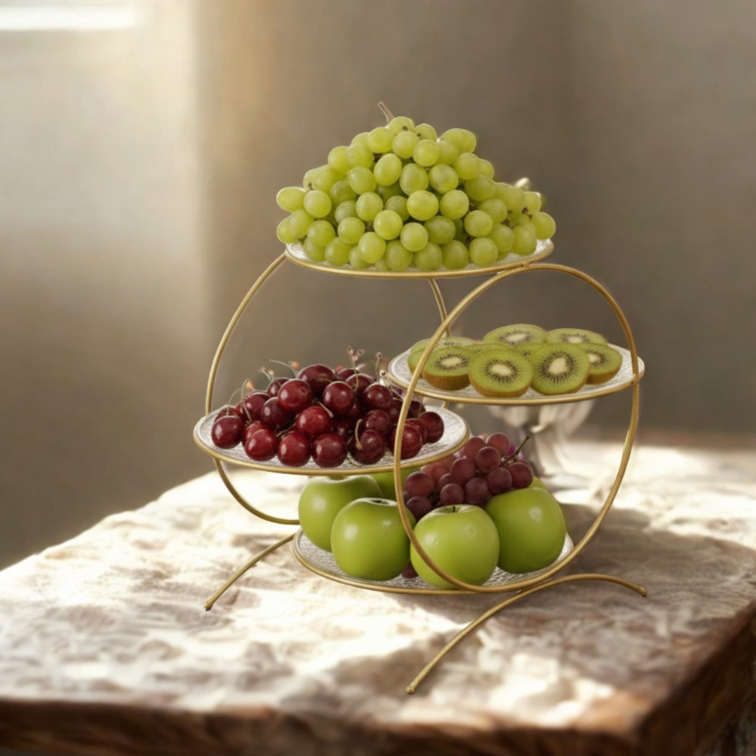 Dish Serving Rack