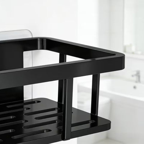 2 Pc Wall Mounted Shelves  For kitchen / Bathroom With Adhesive Stickers
