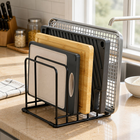 Multipurpose Kitchen Board Holder / Organizer Stand