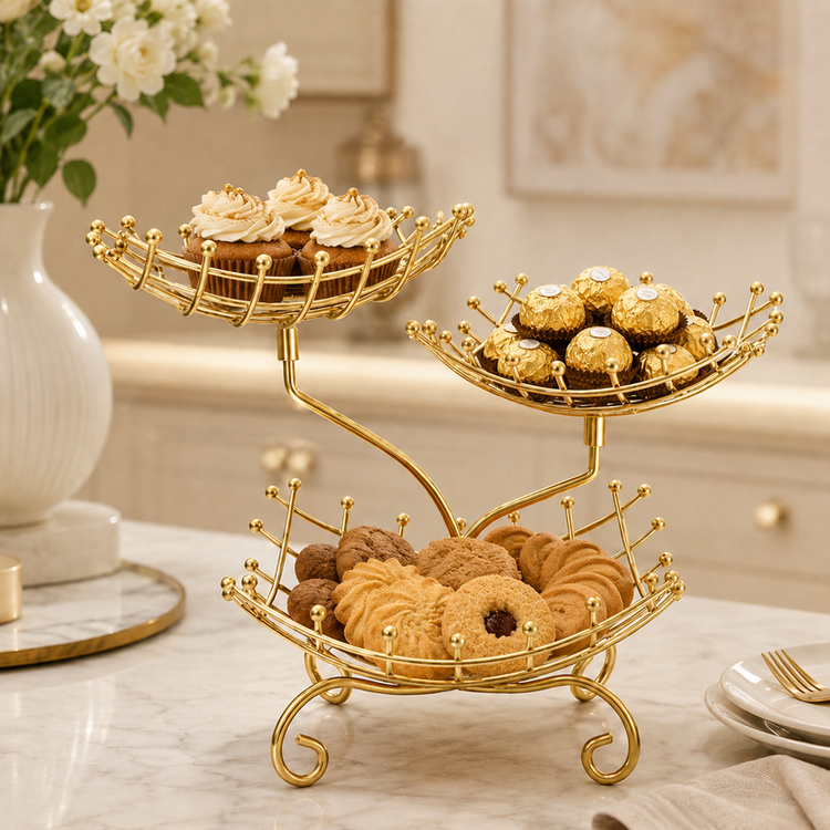 3 Layer Fruit Serving Basket