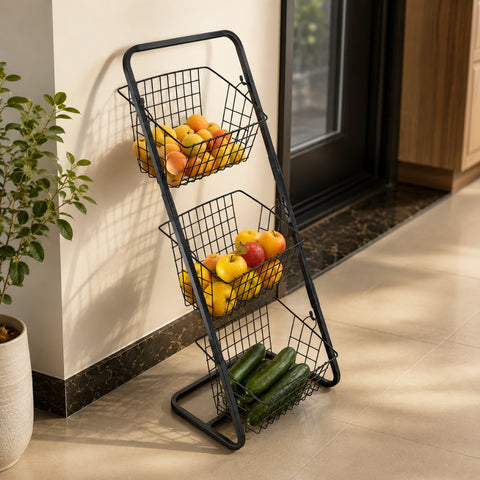 Detachable 3 tier fruit and veggies basket