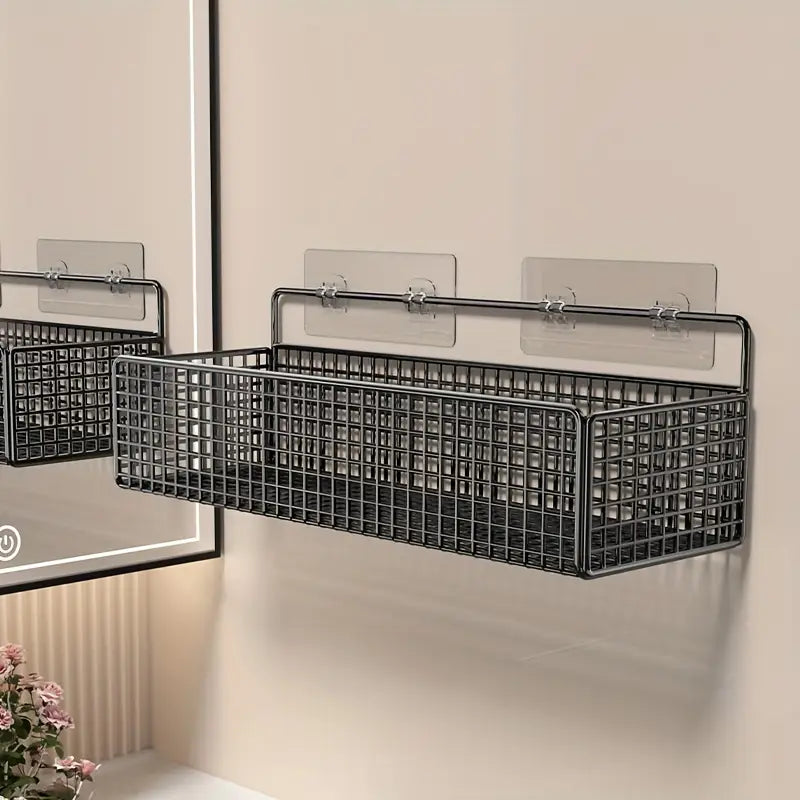 1 Pack Basket With Self Adhesive Sticking
