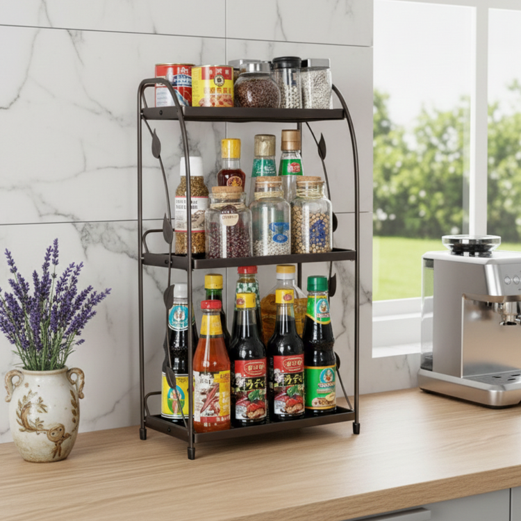 Luxury Premium Quality Foldable 3-Tier Multipurpose Rack