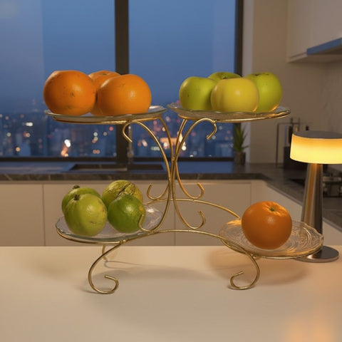 Dish Serving Rack
