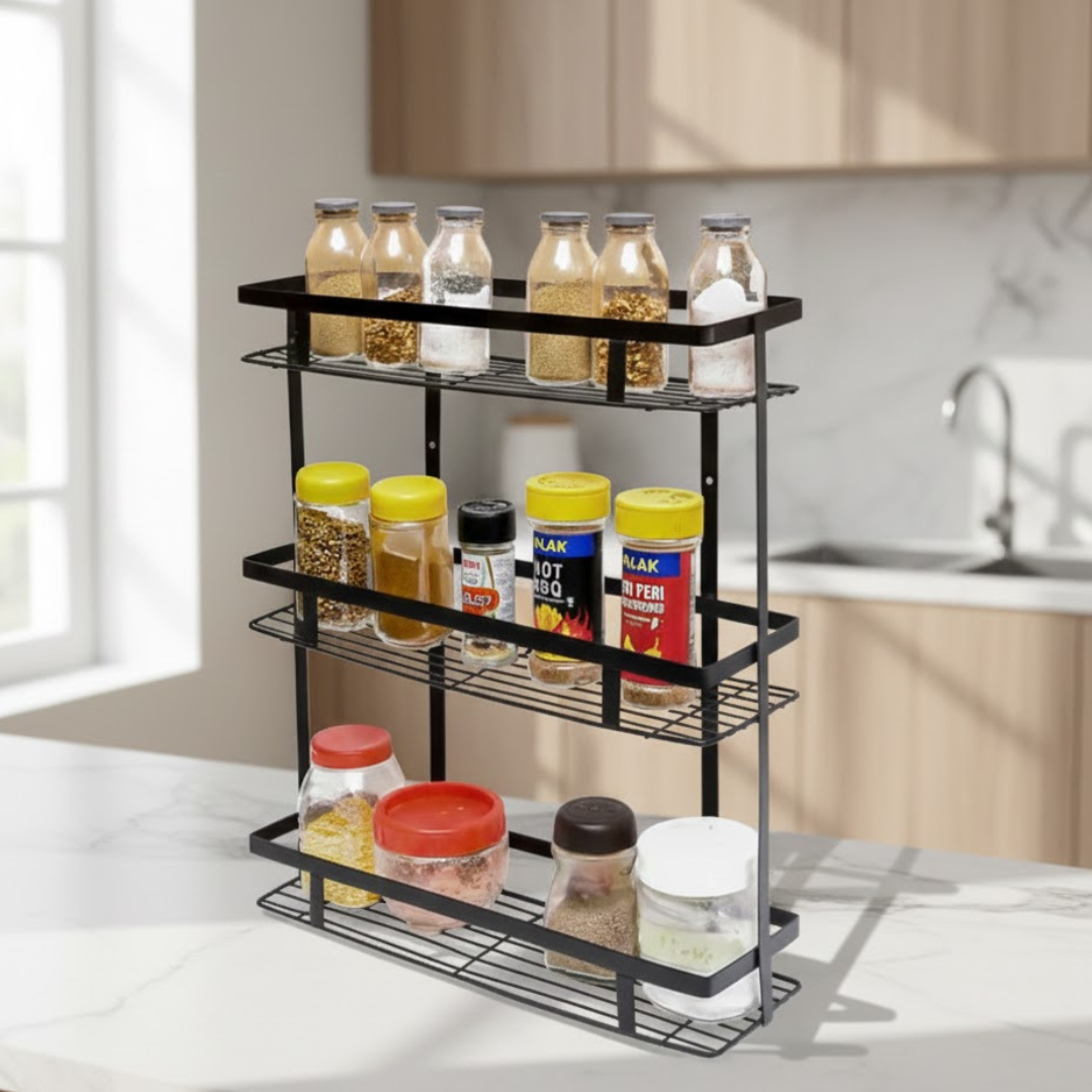3 tier kitchen and bathroom organizer