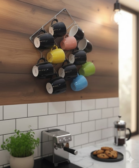 Wall Mounted Mug Holder