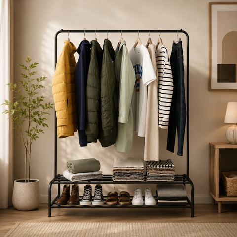 Clothes hanging stand