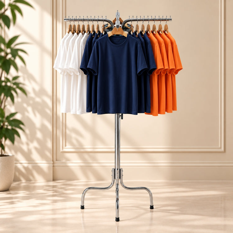 4 Arms Clothes Hanging Stand