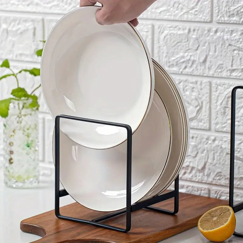 2 Pc Plate Rack Space Saving