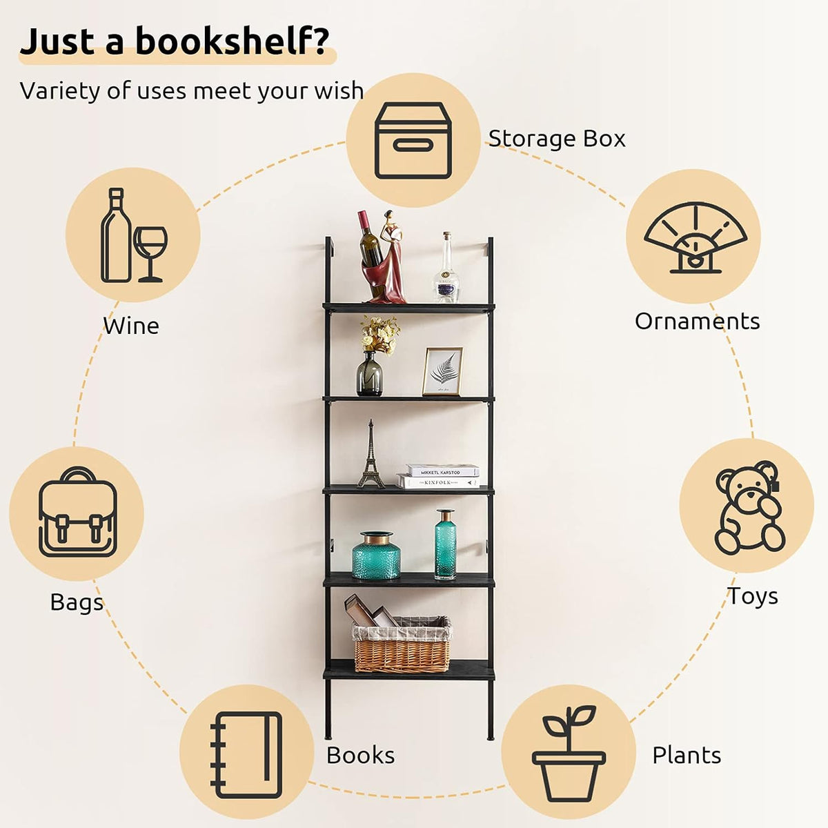 5 Layer  Book Rack