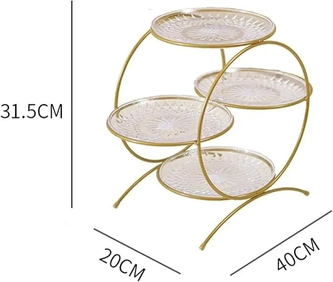 Dish Serving Rack