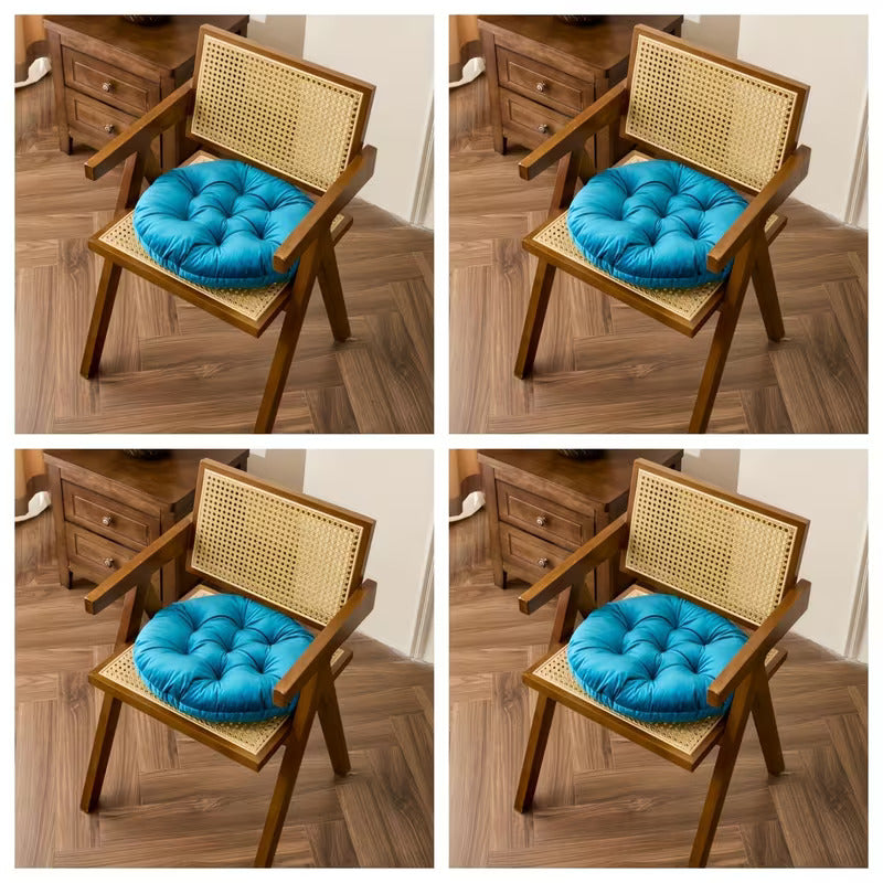 2 Pc Velvet Floor Cushions