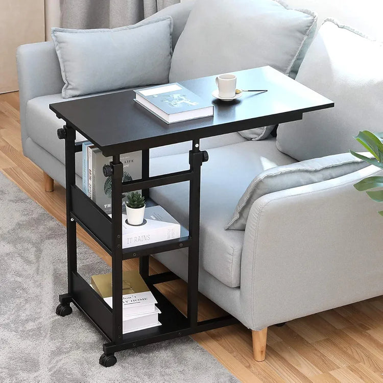 Height adjustable laptop table