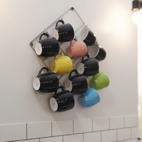 Wall Mounted Mug Holder