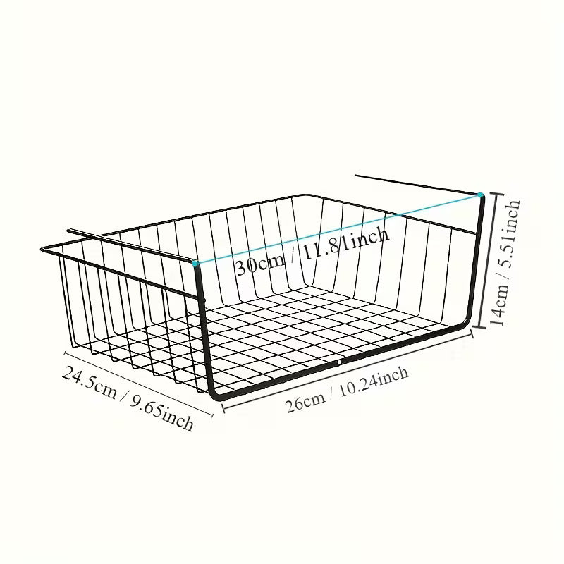 1 Pc Under Shelf Basket