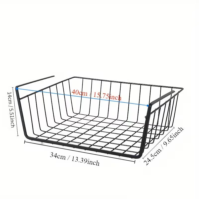 1 Pc Under Shelf Basket