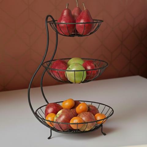 3 Tier Fruit Basket  for Living Room & Modern Kitchen