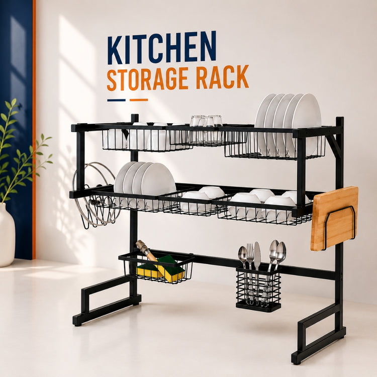 Double Tier Over Sink Rack